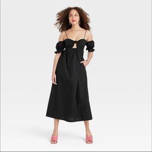 Women’s Sleeveless Tie Front Dress